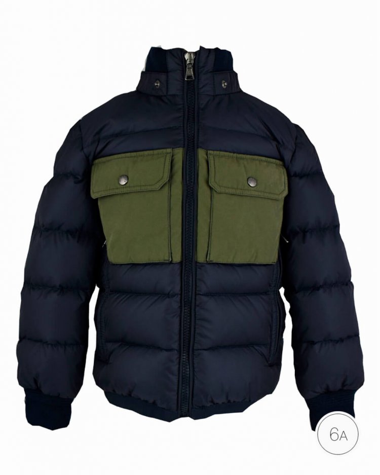 Jaqueta Moncler Original Nylon Bicolor Infantil Feminino